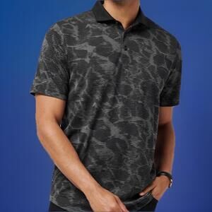 $99 NWT Travis Mathew Study Abroad Golf Perfect Polo Shirt Men’s Small Black